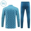 Olympique de Marseille Trainings Sweatshirt Quarter-zip 2024-25 Blauwe - Kids